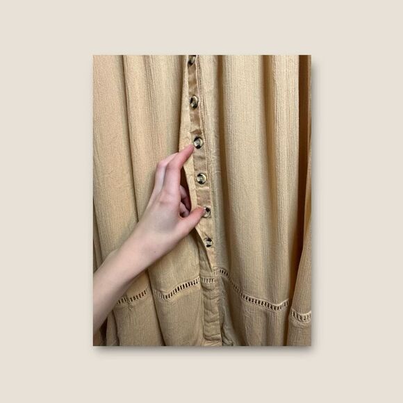 Free People Will Wait For You Midi Dress Size XS - Picture 7 of 9